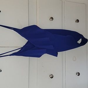 Cupshe royal blue bodysuit Large